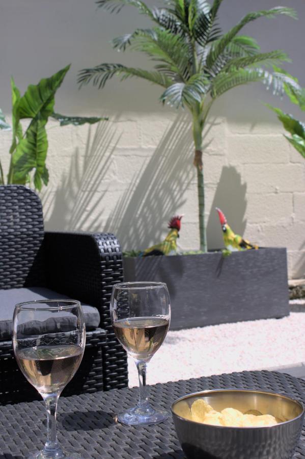 L'Escale Tropicale, Appartement Independant Avec Terrasse Privative แซ็ง-ก็องแต็ง ภายนอก รูปภาพ